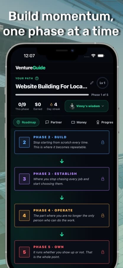 Build momentum one phase at a time
